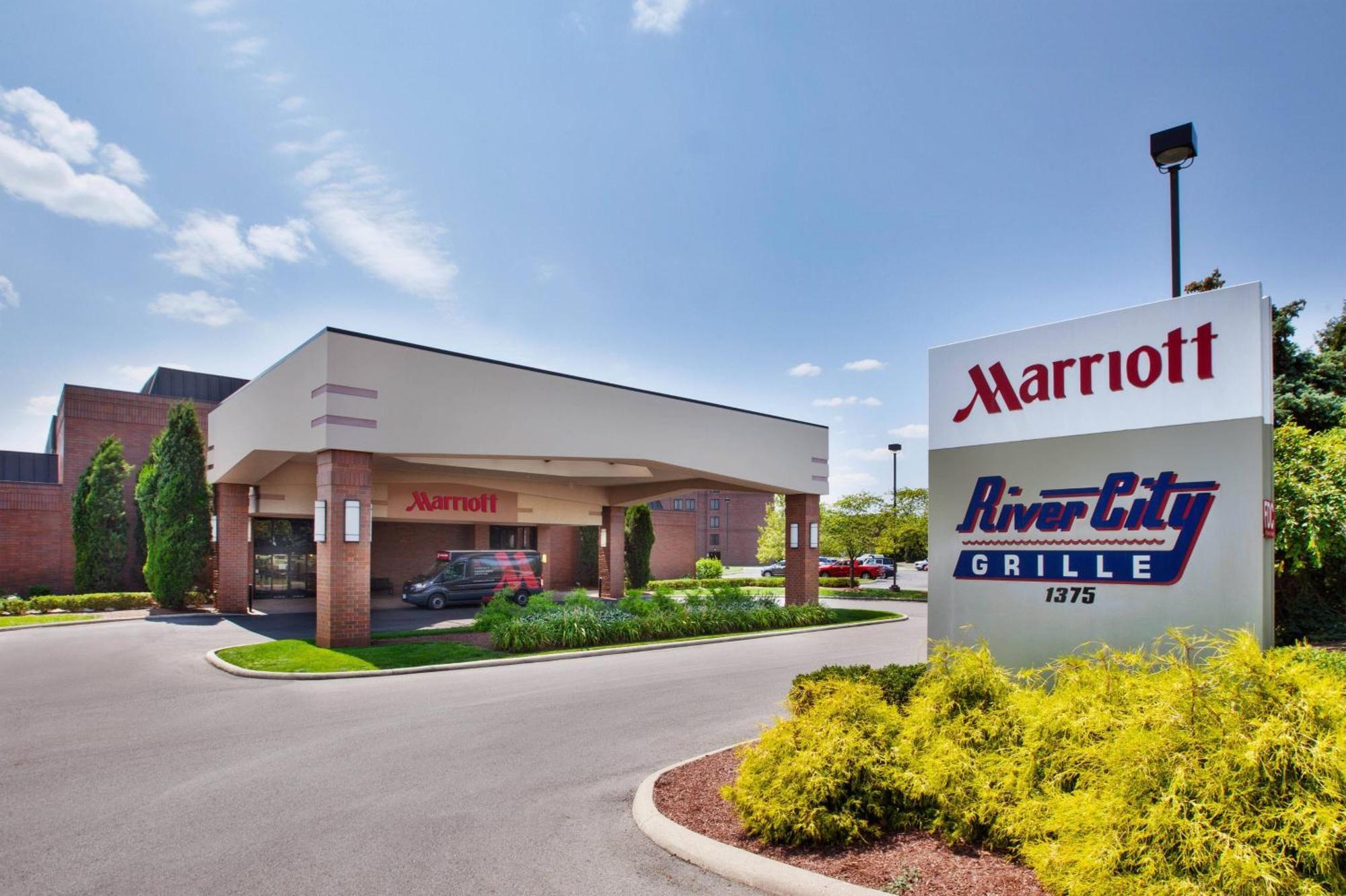 Columbus Airport Marriott Exterior foto